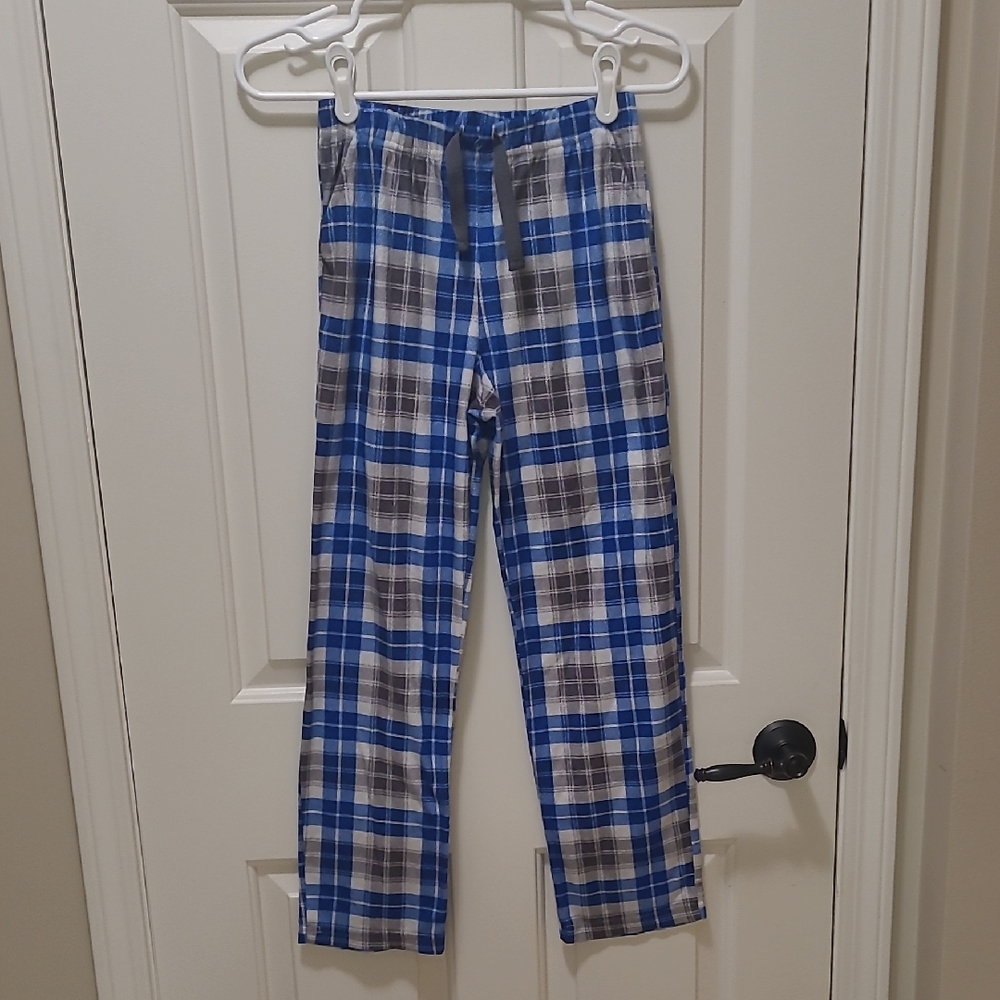Boy's Plaid Pajama Pants L